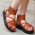 Smoothie - Buckled Strappy Platform Sandals