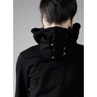 KENZI - Snap-Button Funnel Collar Hooded  Pullover