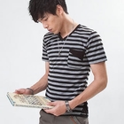 MR.PARK - Striped Short-Sleeve T-Shirt