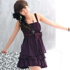 59 Seconds - Sleeveless Layered Chiffon Party Dress