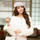 JK2 - Tiered Furry Cropped Jacket