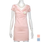 NewYork doll - Wrap-Front Short-Sleeve Dress