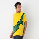 Buden Akindo - Short-Sleeve Printed T-Shirt - Arabesque Print Wrapping Cloth