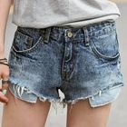 REDOPIN - Distressed Denim Shorts