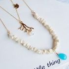 MyLittleThing - Undersea Paradise Double Necklace(White)