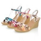 Smoothie - Floral Wedge Sandals