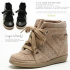 MODELSIS - Genuine Leather High-Top Sneakers