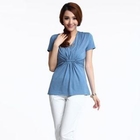 O.SA - Short-Sleeve Shirred Top