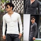 VINTAGE BROTHERS - Long-Sleeve Henley