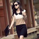 PUFFY - Color-Block Sleeveless Dress
