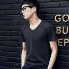 MITOSHOP - Round-Neck Short-Sleeve T-Shirt