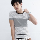 MR.PARK - Short-Sleeve Striped T-Shirt