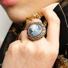 SOHO Central - Rhinestone Cameo Ring