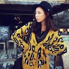 BBon-J - Leopard Print Knit Cardigan