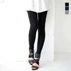 J-ANN - Contrast Waist Leggings