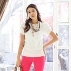 BBon-J - Angora Wool Short-Sleeve Knit Top