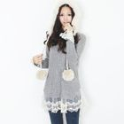 Beccgirl - Lace-Trim Knit  Top