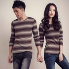 Sha 2 Shop - Gradient Striped Knit Top