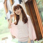 eFashion - Batwing-Sleeve V-Neck Knit Top