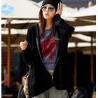 SOHO Central - Pocket-Front Star Print Cropped Top