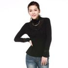 O.SA - Turtleneck Shirred Top