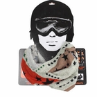 Momiton - Star-Print Striped Neck Warmer
