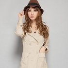 Kiwi Shop - Double-Breasted Trench Coat