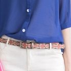 CatWorld - Genuine-Leather Printed Belt