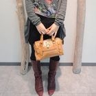 anello - Padlock-Accent Boston Bag