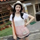 CLICK - Striped Knit Vest