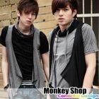 Monkey Shop - Asymmetric-Hem Vest