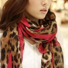 midnightCOCO - Leopard Print Scarf