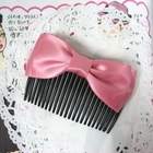 Angelove - Satin Bow Hair Comb