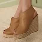 Mancienne - Peep-Toe Espadrille Sandals