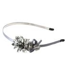 Briolette - Jeweled Satin Hair Band