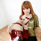 Tokyo Fashion - Striped Fringed Scarf