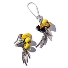 Truffles - Silver Tassels Earrings