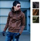 J.I.Q - Funnel-Neck Zip Jacket