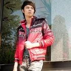 INTHING - Nordic Pattern Gradient Hooded Jacket