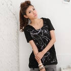 RingBear - Hooded Short-Sleeve Print Tee