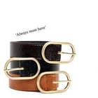 Groove9 - Faux-Leather Belt