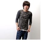 SeventyAge - Long Sleeve Print T-Shirt