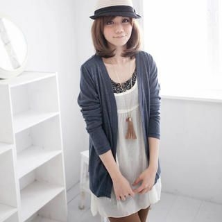 Set: Floral Tank Top + Sleeveless Top + Cardigan Set: Floral Tank Top + Sleeveless Top + Cardigan