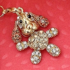 Miss Girl - Rhinestone Dog Mobile Strap