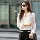 Jcstyle - Sheer Chiffon Blouse