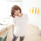 ZOO - Dolman-Sleeve Patterned Hooded Top