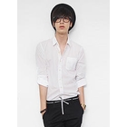 KENZI - Tab-Sleeve Pocket Detail Shirt