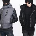 Peeps - Thumbhole-Sleeve Hooded Zip Jacket