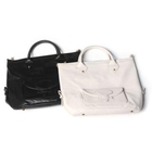 Koo - Faux-Leather Tote with Cross Strap
