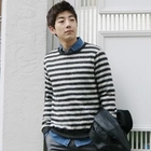 Groove9 - Striped Knit Sweater
